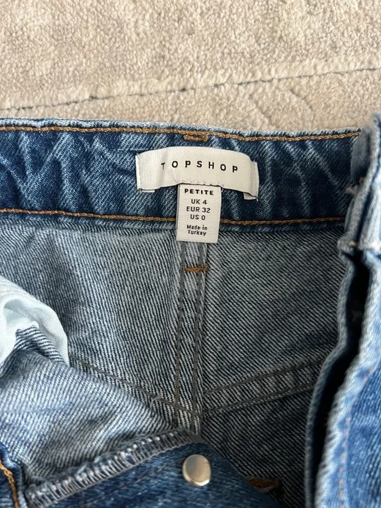 Topshop Dark Blue Denim Maxi Skirt - Picture 6 of 8